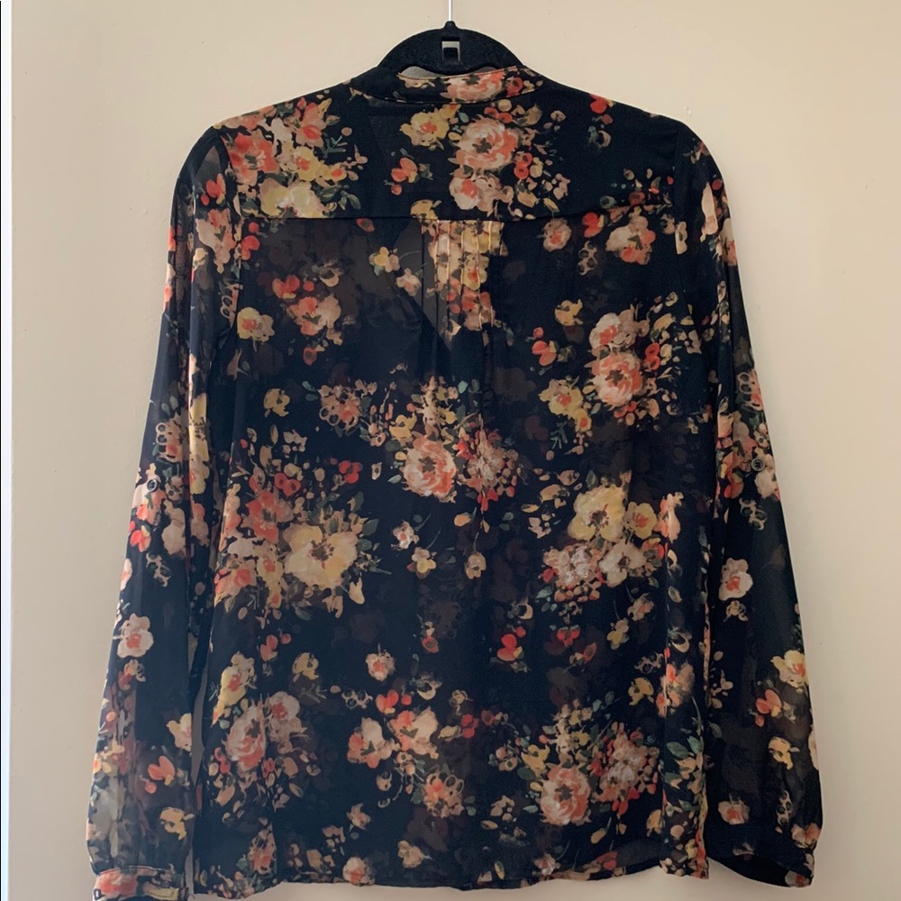 Floral Button Up